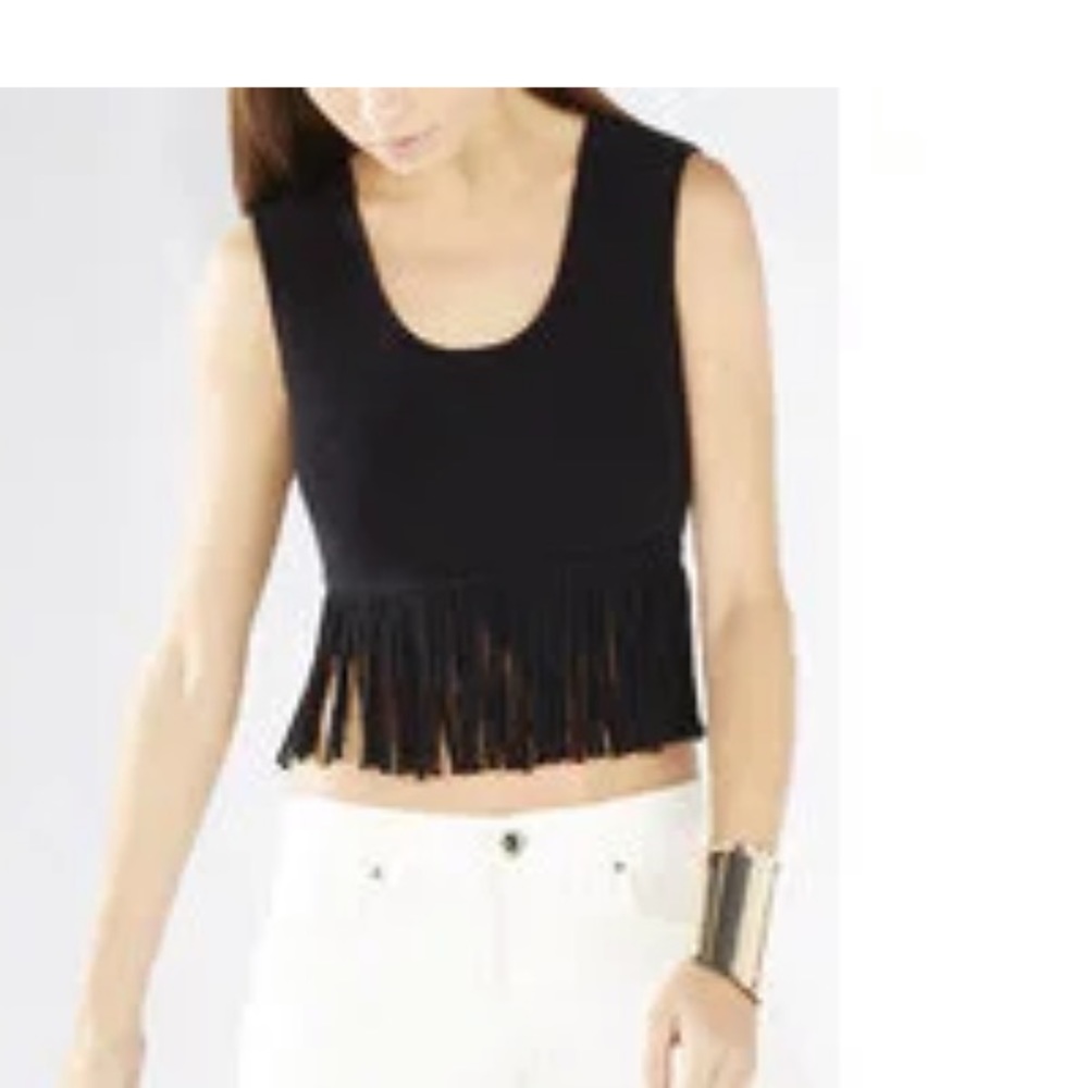 BCBG fringe crop size S